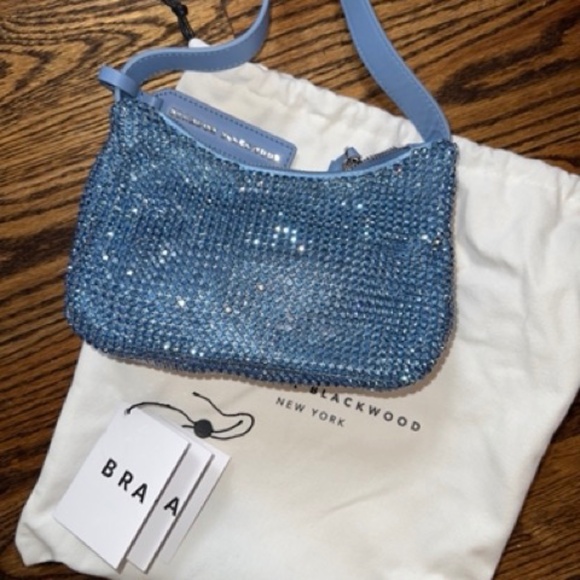 Brandon Blackwood Syl Bag LIGHT BLUE SAPPHIRE CRYSTAL